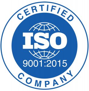 We are ISO 9001 certified